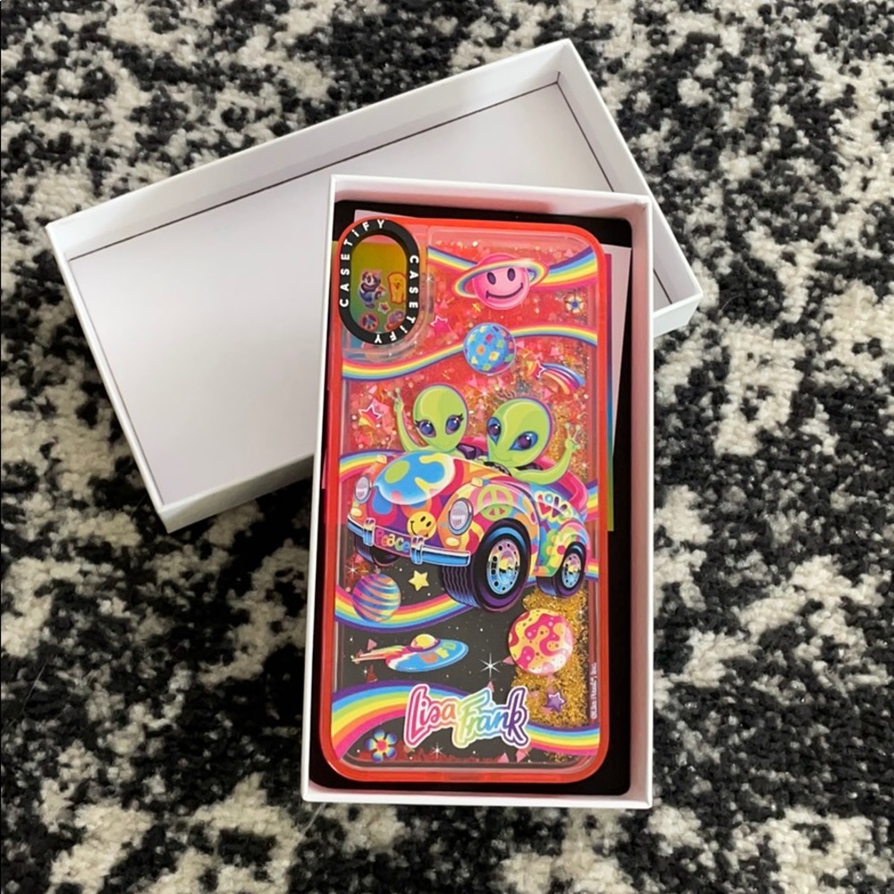 Casetify Lisa Frank iPhone Xs Max Glitter Case